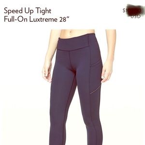 Lululemon size 2, Black, never worn with tags